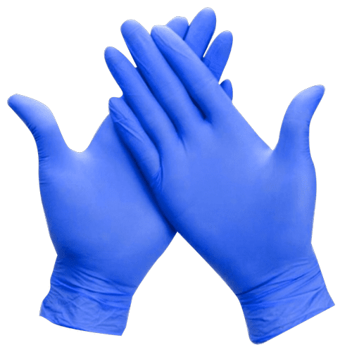 Nitrile gloves powder free box of 100 – MEDIUM